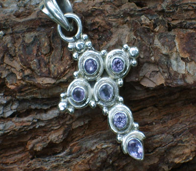 Pendant Amethyst Cross
